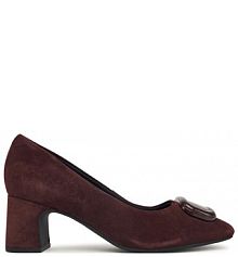 Czółenka Clarks bordowy