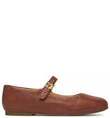 Baleriny Scholl brązowe