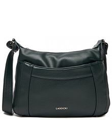 Torebka listonoszka Lasocki zielona