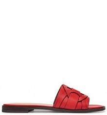 Klapki Coccinelle czerwone damskie
