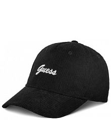 Czapka z daszkiem Guess czarna damska