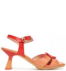 Sandały na obcasie Hispanitas koralowy