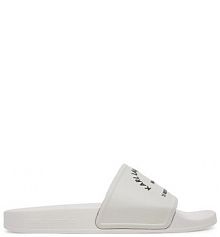 Klapki KARL LAGERFELD białe damskie