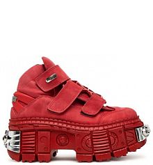 Sneakersy NEW ROCK czerwone damskie