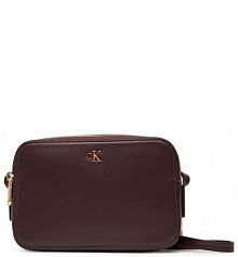 Torebka listonoszka Calvin Klein bordowy