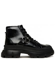 Botki KARL LAGERFELD czarne damskie