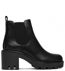 Botki na obcasie DeeZee czarne
