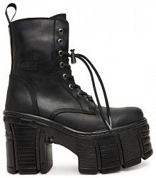 Botki na obcasie NEW ROCK czarne