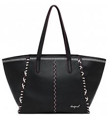 Torebka shopperka Desigual czarna