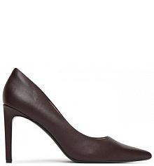 Szpilki Calvin Klein bordowy