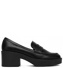 Półbuty na obcasie JENNY czarne