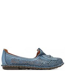 Baleriny Comfortabel niebieskie