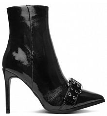 Botki na obcasie DeeZee czarne