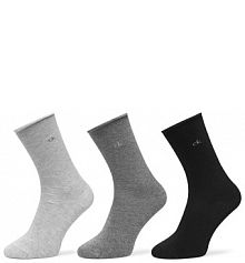 Skarpetki Calvin Klein szare damskie