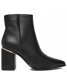 Botki na obcasie DeeZee czarne