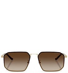 Okulary Emporio Armani brązowe damskie