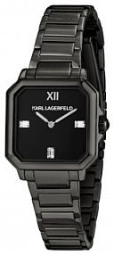 Zegarek KARL LAGERFELD czarny damski