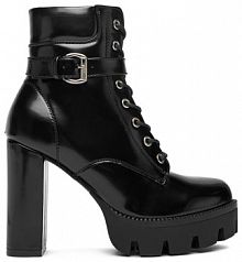 Botki na obcasie DeeZee czarne