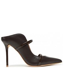 Klapki MALONE SOULIERS brązowe damskie