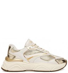 Sneakersy KARL LAGERFELD złote damskie