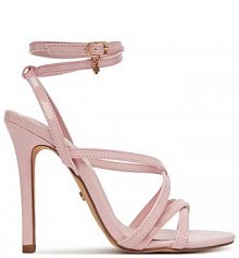 Sandały na obcasie DeeZee różowe