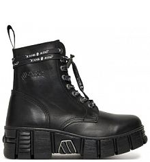 Botki NEW ROCK czarne damskie