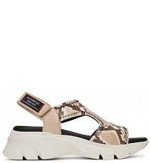 Sandały na obcasie Hispanitas brązowe