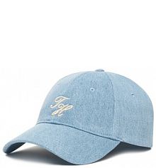 Czapka z daszkiem Tommy Hilfiger błękitny damska