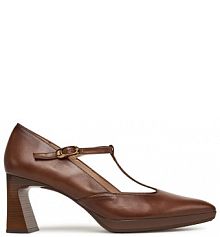 Półbuty na obcasie Hispanitas brązowe