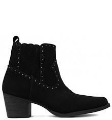 Botki na obcasie DeeZee czarne