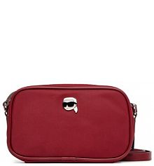 Torebka listonoszka KARL LAGERFELD czerwona