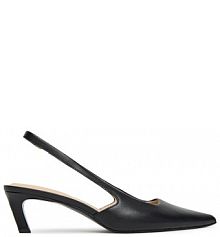 Sandały na obcasie Calvin Klein czarne