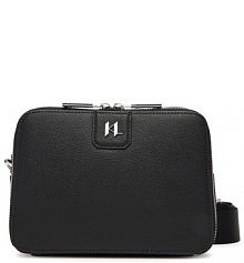 Torebka listonoszka KARL LAGERFELD czarna