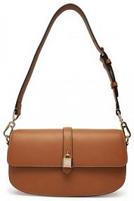 Torebka listonoszka KARL LAGERFELD brązowa