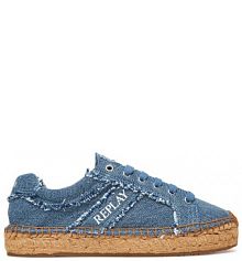 Espadryle REPLAY niebieskie damskie