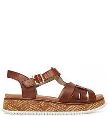 Sandały Rieker brązowe damskie