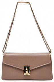 Torebka wieczorowa Furla brązowa