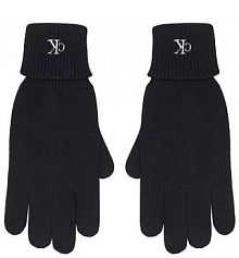 Rękawiczki Calvin Klein czarne damskie