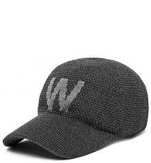 Czapka z daszkiem Weekend Max Mara szara damska