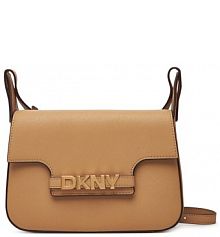 Torebka listonoszka DKNY beżowa