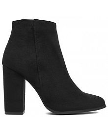 Botki na obcasie DeeZee czarne