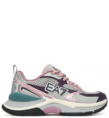 Sneakersy EA7 Emporio Armani fioletowe damskie