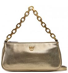 Torebka listonoszka PINKO złota