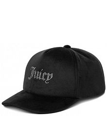 Czapka z daszkiem Juicy Couture czarna damska