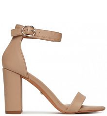 Sandały na obcasie DeeZee beżowe