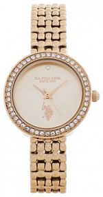 Zegarek U.S. Polo Assn. złoty damski