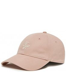 Czapka z daszkiem Tommy Hilfiger różowa damska