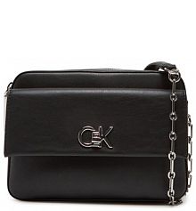 Torebka listonoszka Calvin Klein czarna