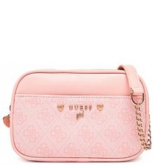Torebka listonoszka Guess różowa