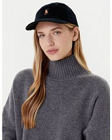 Czapka z daszkiem Polo Ralph Lauren czarna damska